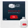 Telaio Artina Premium 3D, 30x30 cm, set da 5, 380 g/m² Anteprima dell’immagine prodotto 2