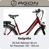 Agon Avesa E Bike trekingové kolo dámské pánské od 155 cm s Náhled obrázku produktu 9