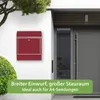 banjado Design Briefkasten Stahl weiß mit Zeitungsfach Produktbild-Vorschau 5
