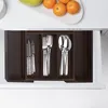 Relaxdays Besteckkasten Schublade, ausziehbar, var. Breite, Produktbild-Vorschau 4