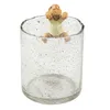 Clayre & Eef Figur Kaninchen 5x5x9 cm Braun Gelb Polyresin Produktbild-Vorschau 5