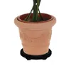 2er Set Kunststoff Pflanzenroller Rund Ø 35 cm Anthrazit Produktbild-Vorschau 4