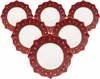A set of six dinner plates arranged in a fan shape on a white background. Produktbild-Vorschau
