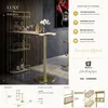 Bartheke mit Metallregalen und Kunstmarmor Luxy Produktbild-Vorschau 17