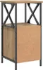 VidaXL 857253, Eiche, Metall, Holz, 340 mm, 355 mm, 700 mm, Produktbild-Vorschau 5