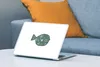MuchoWow® Laptop Aufkleber Sticker Cover Fisch - Grün - Produktbild-Vorschau 4
