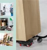 Set di sollevatori e rotelle per mobili Relaxdays, rotelle Anteprima dell’immagine prodotto 2