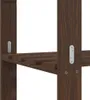 Lagerregal mit 3 Böden Braun 60x38x90 cm Massivholz Kiefer Produktbild-Vorschau 5