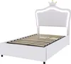 Letto imbottito Merax 90x200cm con LED e rete a doghe, Anteprima dell’immagine prodotto 9
