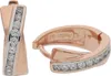 Creolen Silber 925 Roségold plattiert Zirkonia JL10-06-2468 Produktbild-Vorschau 1