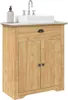 vidaXL Armoire de salle de bain BODO Marron miel 70 x 35 x Voir les images du produit 3
