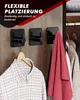Handtuchhaken Handtuchhalter ohne Bohren,10er Produktbild-Vorschau 4