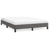 The Living Store Bettgestell Grau 140x190 cm Kunstleder Produktbild-Vorschau 3