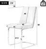 Flieks Freischwinger 4er Set, Esszimmerstühle mit Silberen Produktbild-Vorschau 7