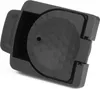 A black coffee capsule adapter shown from a diagonal, slightly elevated angle on a white background. Produktbild-Vorschau