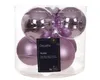 Decoris® Christbaumkugeln Lilac Breeze lila Ø 8 cm 6er Pack Produktbild-Vorschau 4