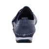 Gemini Damen Slipper Leder Flechtoptik Klettverschluss Produktbild-Vorschau 8