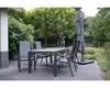 Lesli Living Ampelschirm "Virgo Flex" Grey 3x3m Produktbild-Vorschau 6