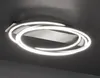 LED-Deckenleuchte - 76 x 56 cm - Aluminiumfarben - Produktbild-Vorschau 2