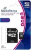 MediaRange, microSDHC 16 GB Class 10 s adaptérom SD, čierna Náhľad obrázku produktu 5