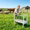 Heuraufe 2-in-1 - Futterstation mit Fresswanne - Produktbild-Vorschau 12