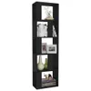 vidaXL Regál na knihy / Room Divider Black 45x24x159 cm Náhľad obrázku produktu 3