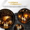 KENN® GlowPro™ Bougies chauffe-plat LED rechargeables – Lot Voir les images du produit 2