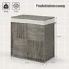 A laundry basket with dimensions and capacity indicated. Podgląd zdjęcia produktu