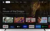 A smart TV screen displaying a streaming service interface with various movie and show recommendations. Náhled obrázku produktu