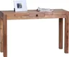 Wohnling Acacia Table console massive 120 cm avec 1 tiroir Voir les images du produit 6