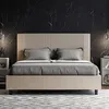 ITYHOME - Gepolstertes Bett mit Lattenrost 160x210 mit Produktbild-Vorschau 2