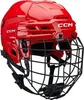 Přilba CCM Tacks 70 Combo Junior, barva: červená, OSFA Náhled obrázku produktu 2