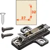 2 x Salice Topfband Serie 700 Titanium anthrazit mit Produktbild-Vorschau 3