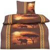 2-teilige Mikrofaser Bettwäsche Garnitur Design 155x220 + Produktbild-Vorschau 1