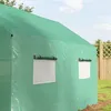 Tunnelgewächshaus 2 x 3 m (6 m²) mit Rolltor, 4 Fenstern – Produktbild-Vorschau 7