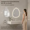 S'AFIELINA Badspiegel mit Beleuchtung 60×45cm LED Touch Produktbild-Vorschau 3