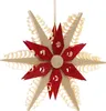 Baumbehang Spanstern mit Kieferstern Rot (Beidseitig) Produktbild-Vorschau 1