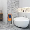 porta asciugamani da bagno a piantana 2 aste bianco e Anteprima dell’immagine prodotto 5