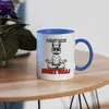 Lama mich nicht voll Meditierendes Lama Tasse Blau Produktbild-Vorschau 4