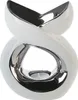 Casablanca Aromabrenner Lago weiss silber 20 cm 26931 Produktbild-Vorschau 3