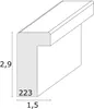 Deknudt S223K dřevěný fotorámeček černý 24x30 cm Náhled obrázku produktu 7