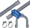 Ablaufschlauch 1,5 m 19/22mmØ mit 2 Schellen für Produktbild-Vorschau 1