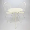 3 tlg. Bistroset “White Romance” aus Metall, weiß, Produktbild-Vorschau 4