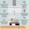 Klarstein Hotte aspirante 90 cm, Hotte aspirante blanche Voir les images du produit 2