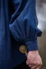 Mittelalterhemd aus grober Baumwolle Blau "Leopold" L Produktbild-Vorschau 7