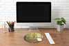 MuchoWow® Mauspad Mousepad Wald - Weg - Sonnenaufgang 40x40 Produktbild-Vorschau 4