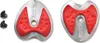 Sidi Anti-Slip Heel Ersatzabsätze - Rot/Grau, 1 Paar. Produktbild-Vorschau 1