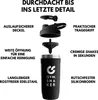 Edelstahl Protein Shaker 900ml mit Sieb für cremige Protein Produktbild-Vorschau 2