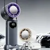 Ručný ventilátor, prenosný mini ventilátor s LED displejom, Náhľad obrázku produktu 5