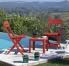 Beistelltisch Grosfillex Miami Rot 40 x 40 x 41 cm Produktbild-Vorschau 2